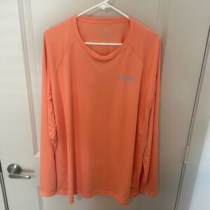 Huk shirt in Coral.